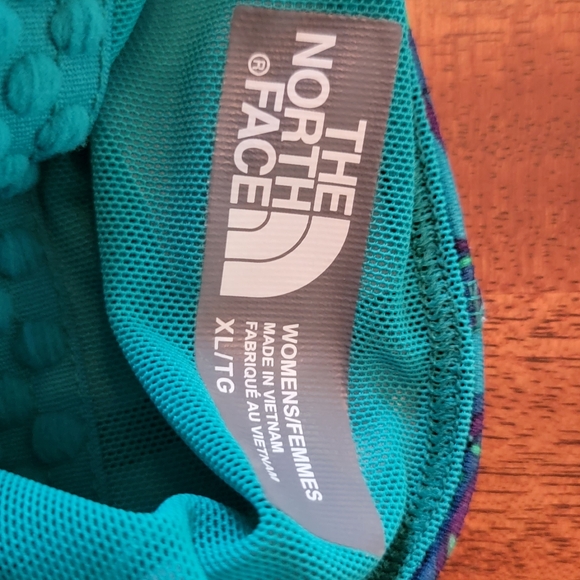 The North Face Athletic Teal Purple Dress Floral Print, size XL - Picture 3 of 4